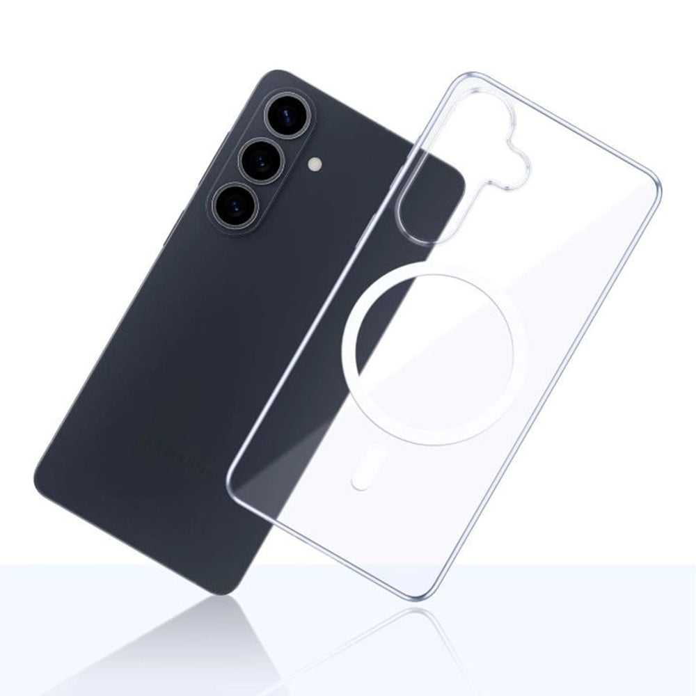 Husa de protectie 3mk Clear MagCase compatibil cu Samsung Galaxy S26, Transparent