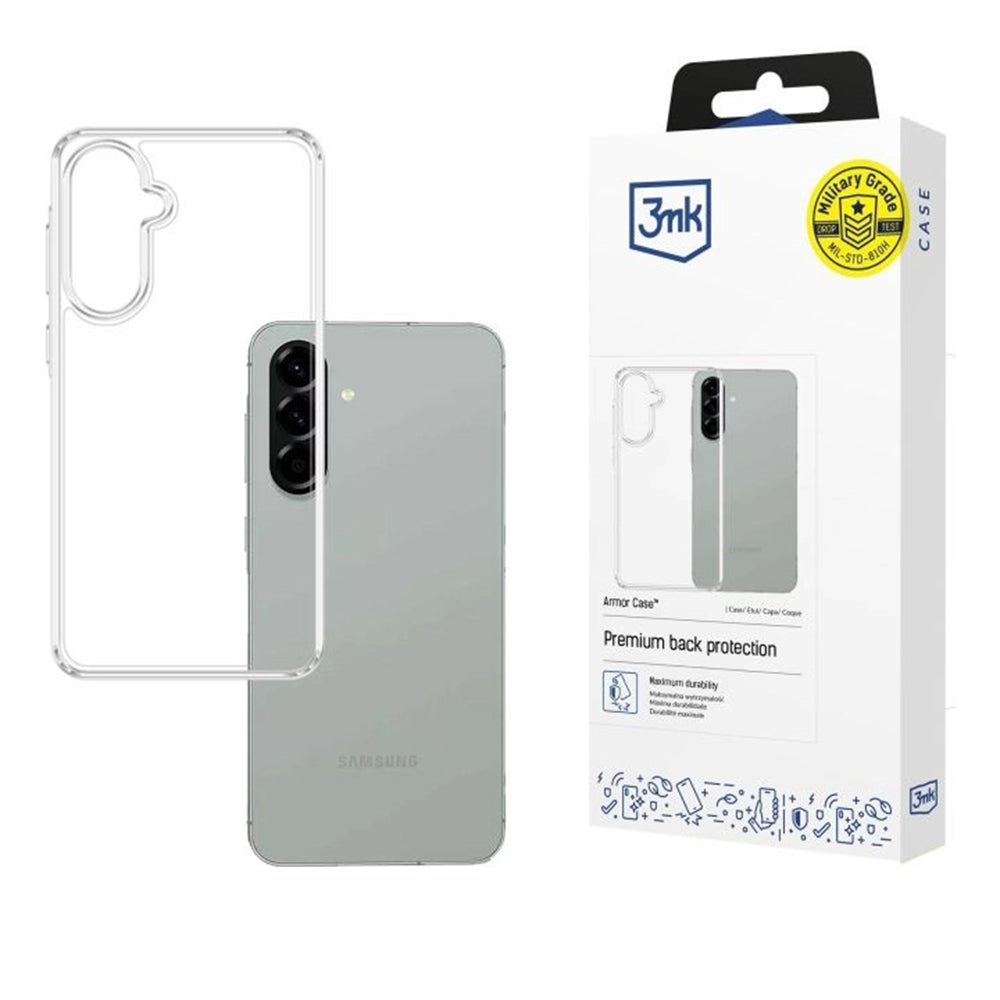 Husa de protectie 3mk Armor compatibil cu Samsung Galaxy A57 5G, Transparent