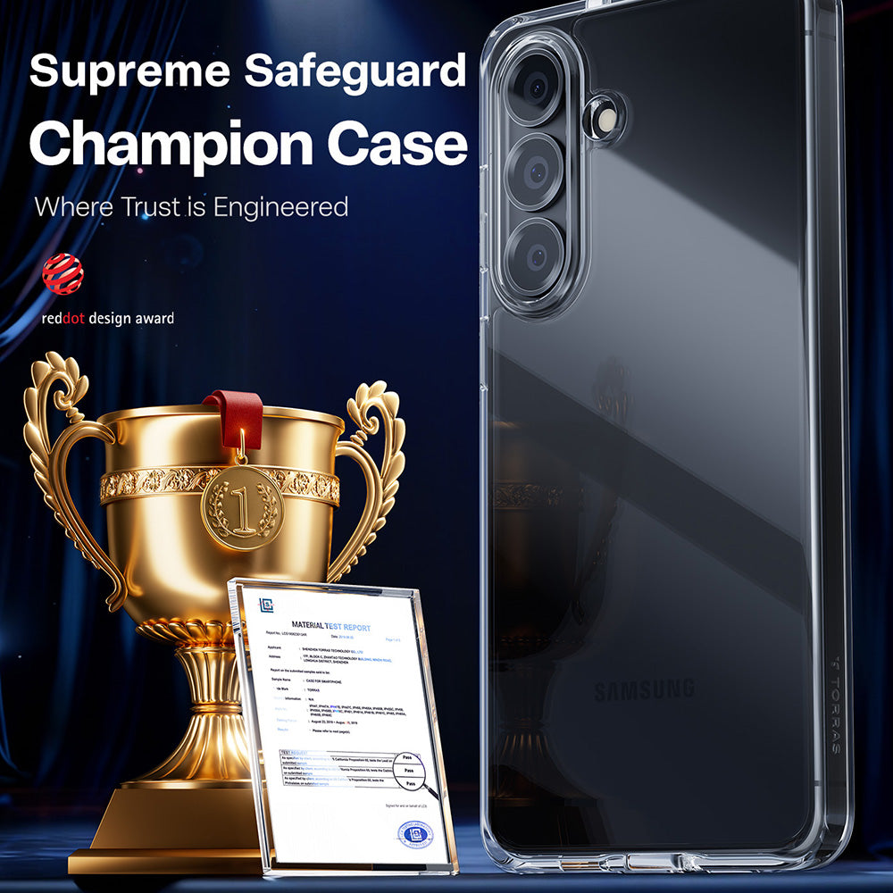Husa de protectie Torras Guardian Series compatibil cu Samsung Galaxy S26 Plus, Transparent
