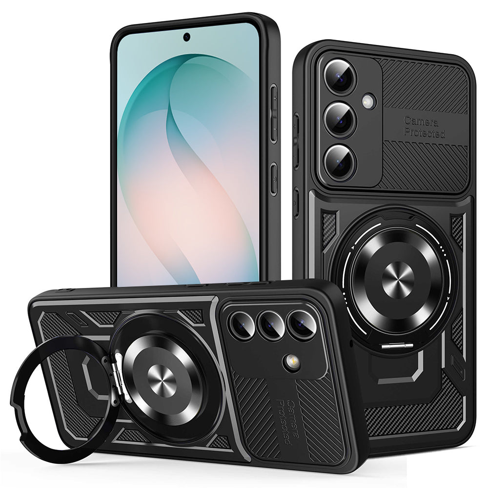 Husa de protectie Techsuit RuggedCam compatibil cu Samsung Galaxy S26 Plus, Negru