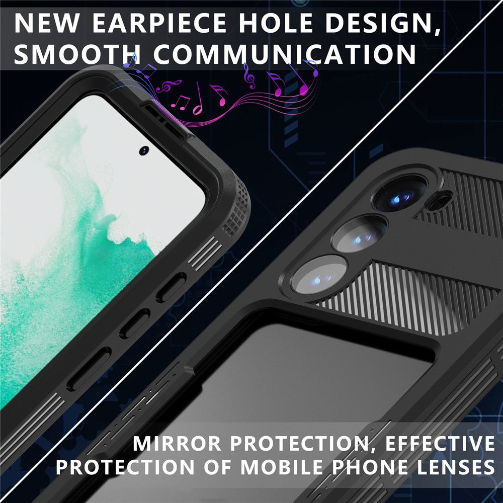 Husa de protectie ShellBox Waterproof IP68 compatibil cu Samsung Galaxy S26, Negru