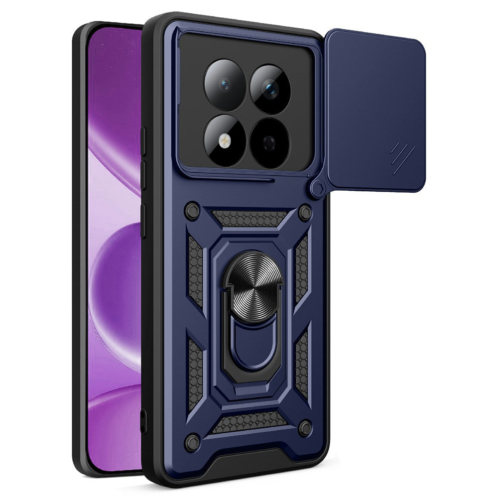 Husa de protectie Techsuit CamShield Series compatibil cu Xiaomi Redmi Note 15 Pro 4G, Albastru