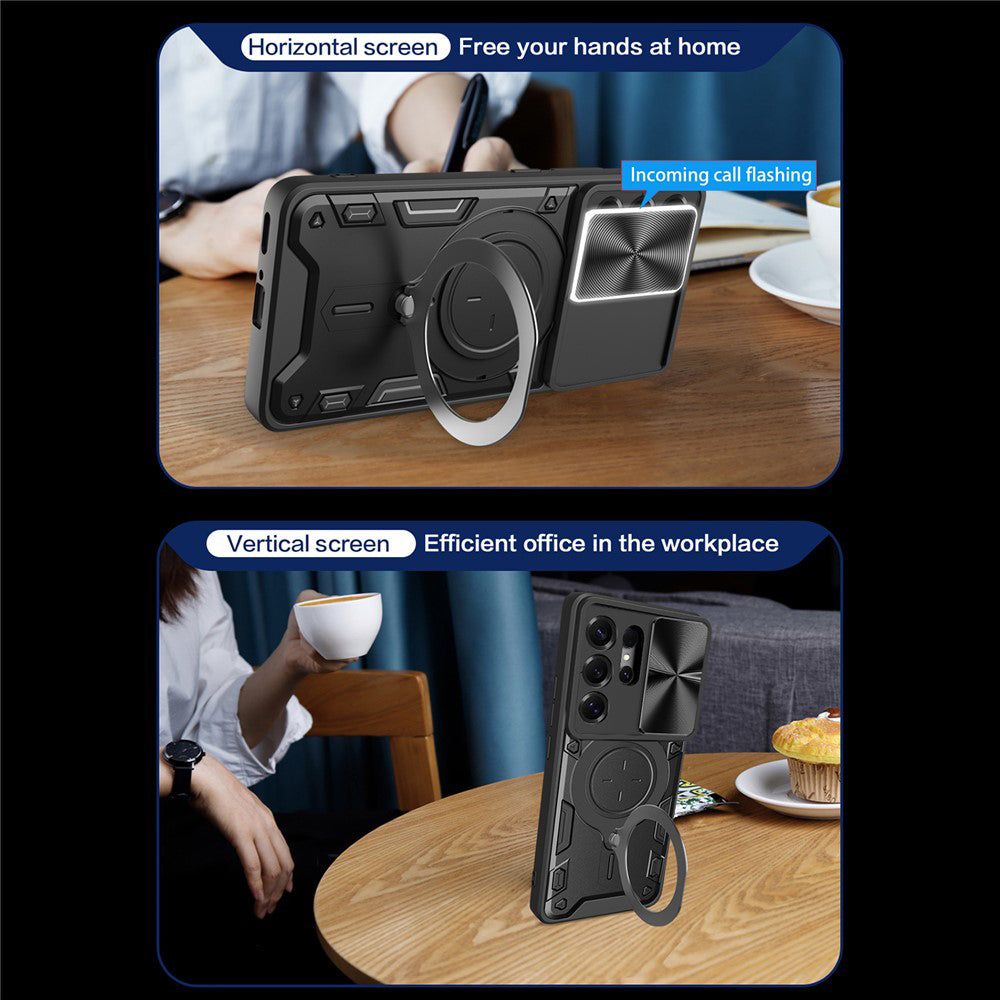Husa de protectie Techsuit CamGuard Pro compatibil cu Samsung Galaxy S26 Ultra, Rosu