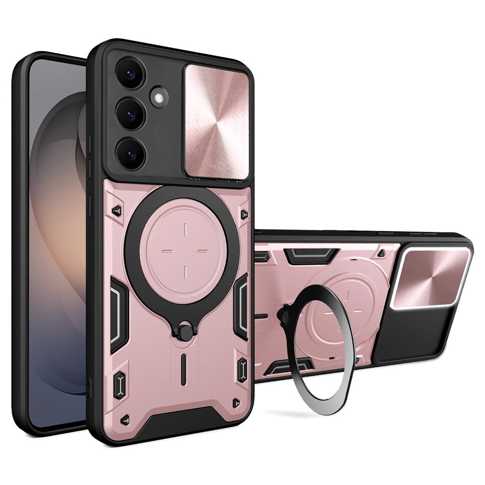 Husa de protectie Techsuit CamGuard Pro compatibil cu Samsung Galaxy S26, Roz Auriu