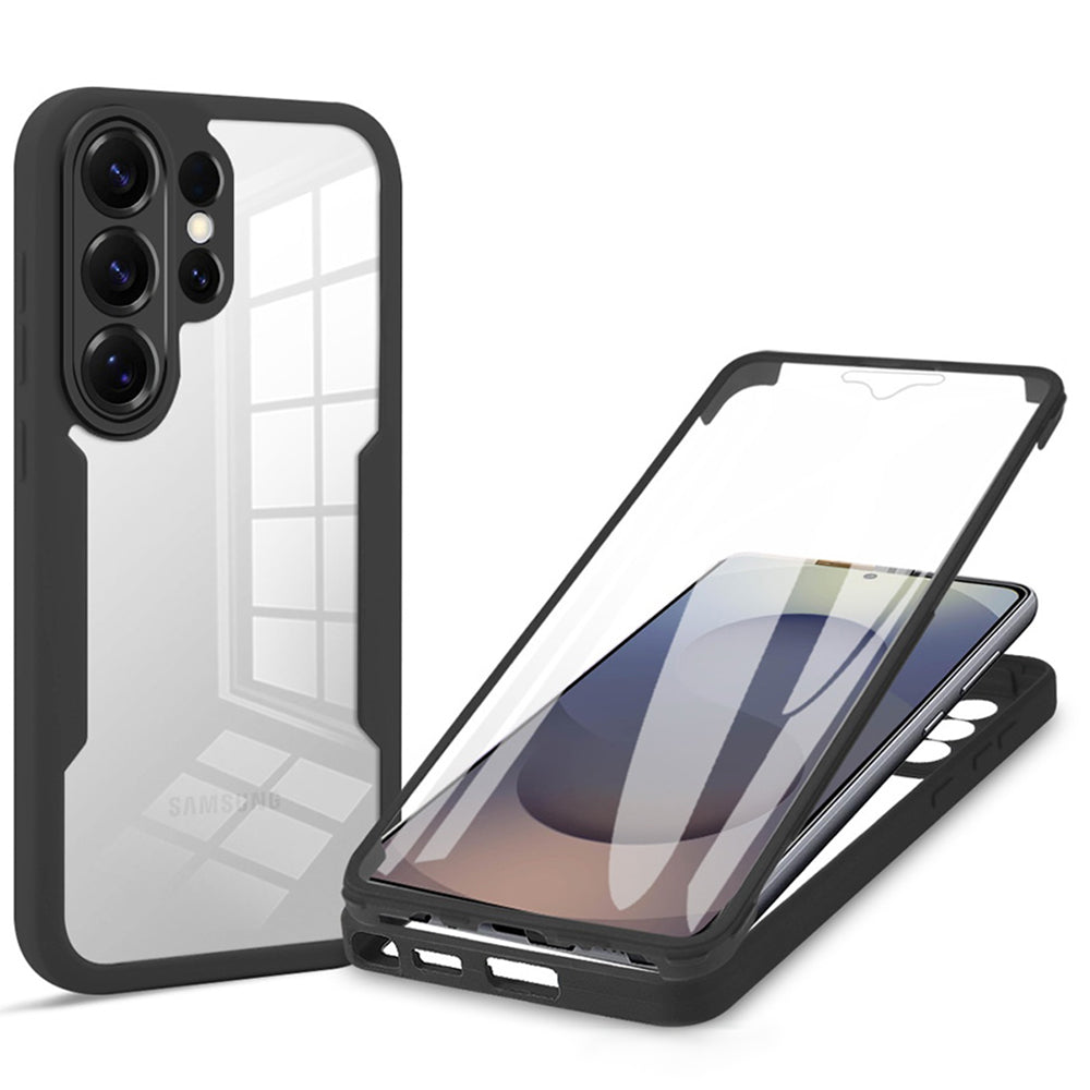 Folie de protectie Techsuit ColorVerse 360 Series + compatibil cu Samsung Galaxy S26 Ultra, Negru
