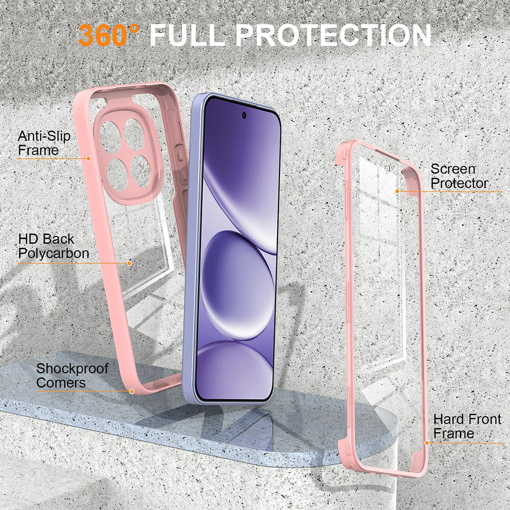Folie de protectie Techsuit ColorVerse 360 Series + compatibil cu Samsung Galaxy S26 Ultra, Roz