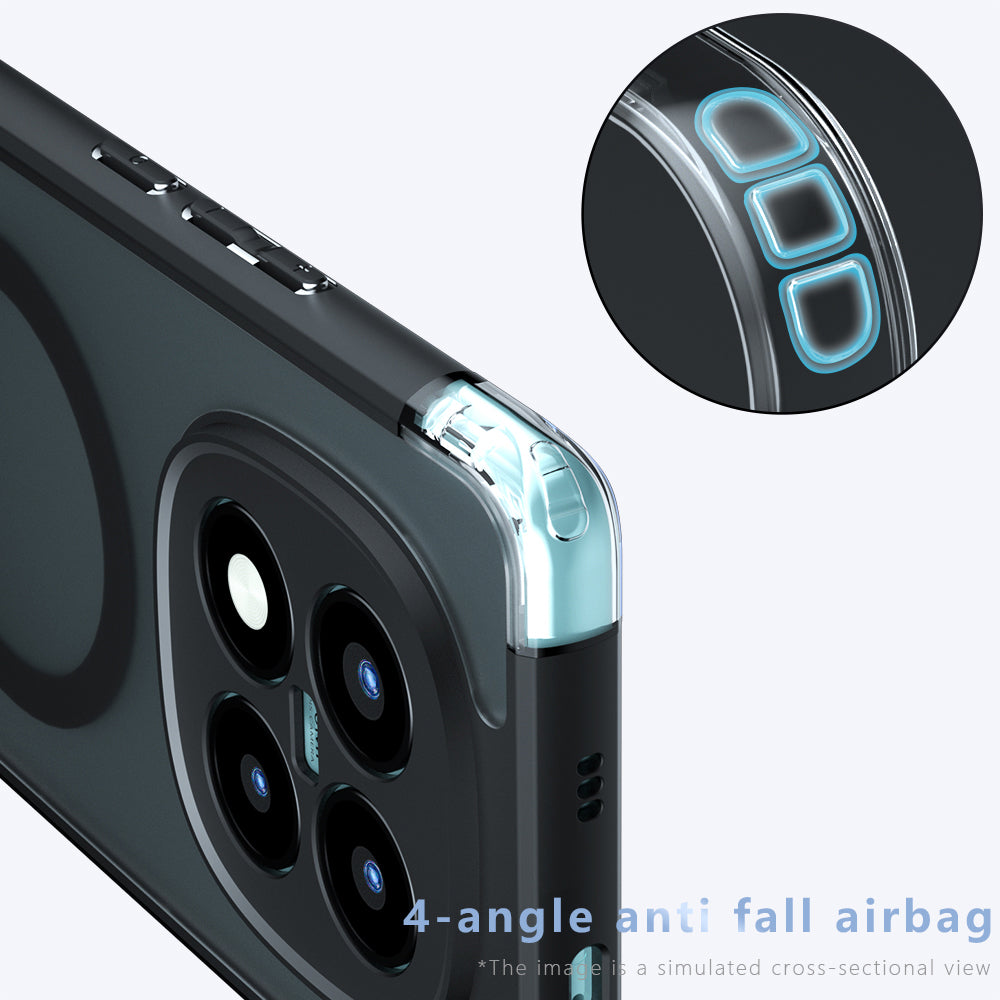 Husa de protectie Techsuit PureFrost MagSafe compatibil cu Xiaomi Redmi Note 15 Pro+ 5G / Poco M8 Pro 5G, Negru Mat