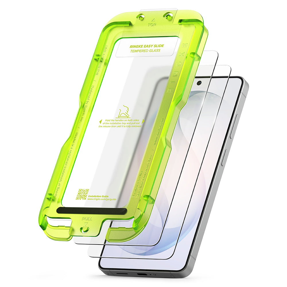 Folie de protectie Ringke Easy Slide Tempered Glass (set de 2) compatibil cu Samsung Galaxy S26 Ultra, Transparent