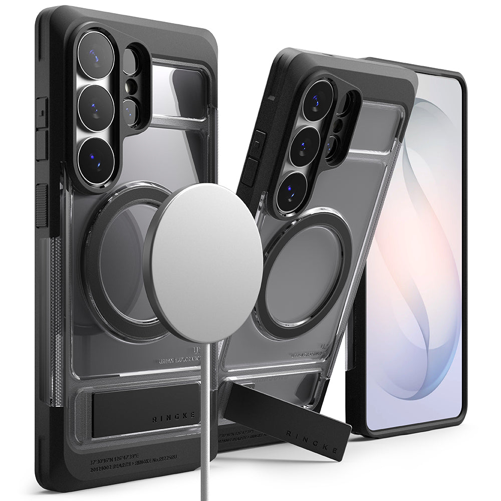 Husa de protectie Ringke UX Magnetic compatibil cu Samsung Galaxy S26 Ultra, Negru Fumuriu