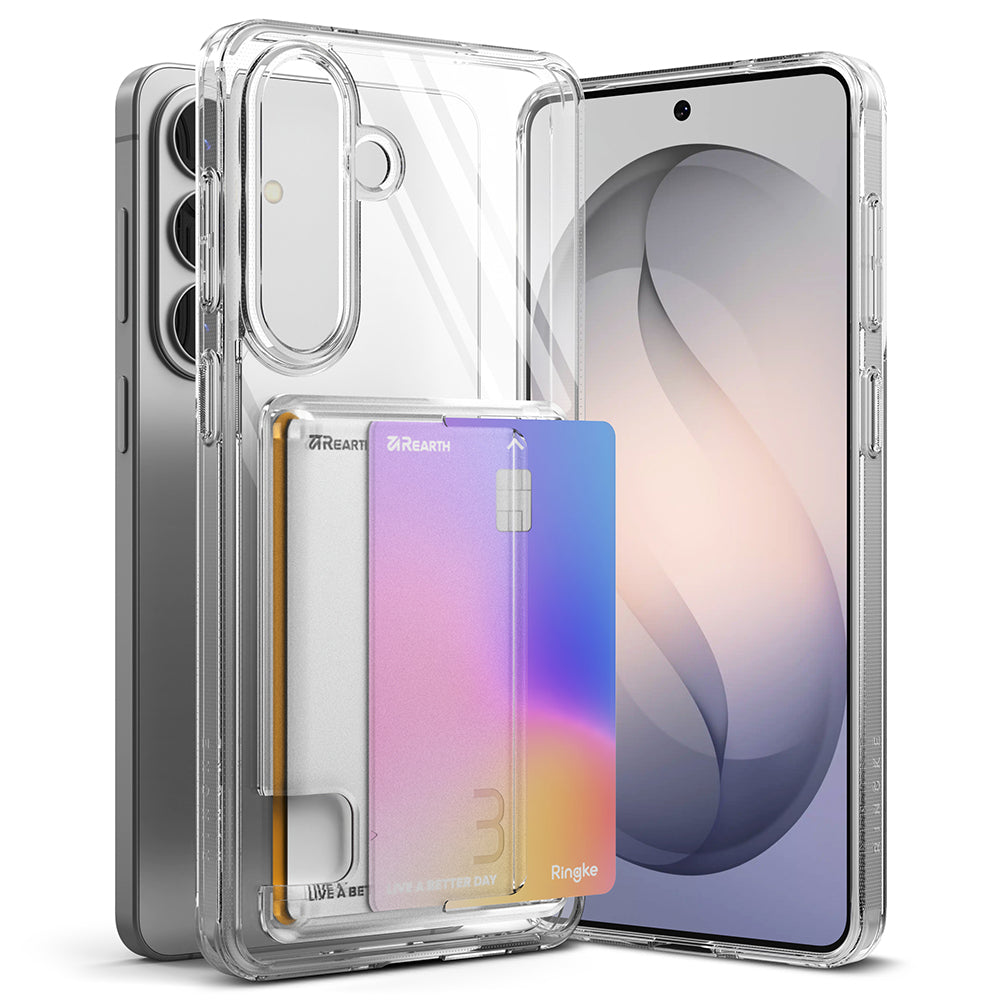 Husa de protectie Ringke Fusion Card compatibil cu Samsung Galaxy S26 Plus, Transparent