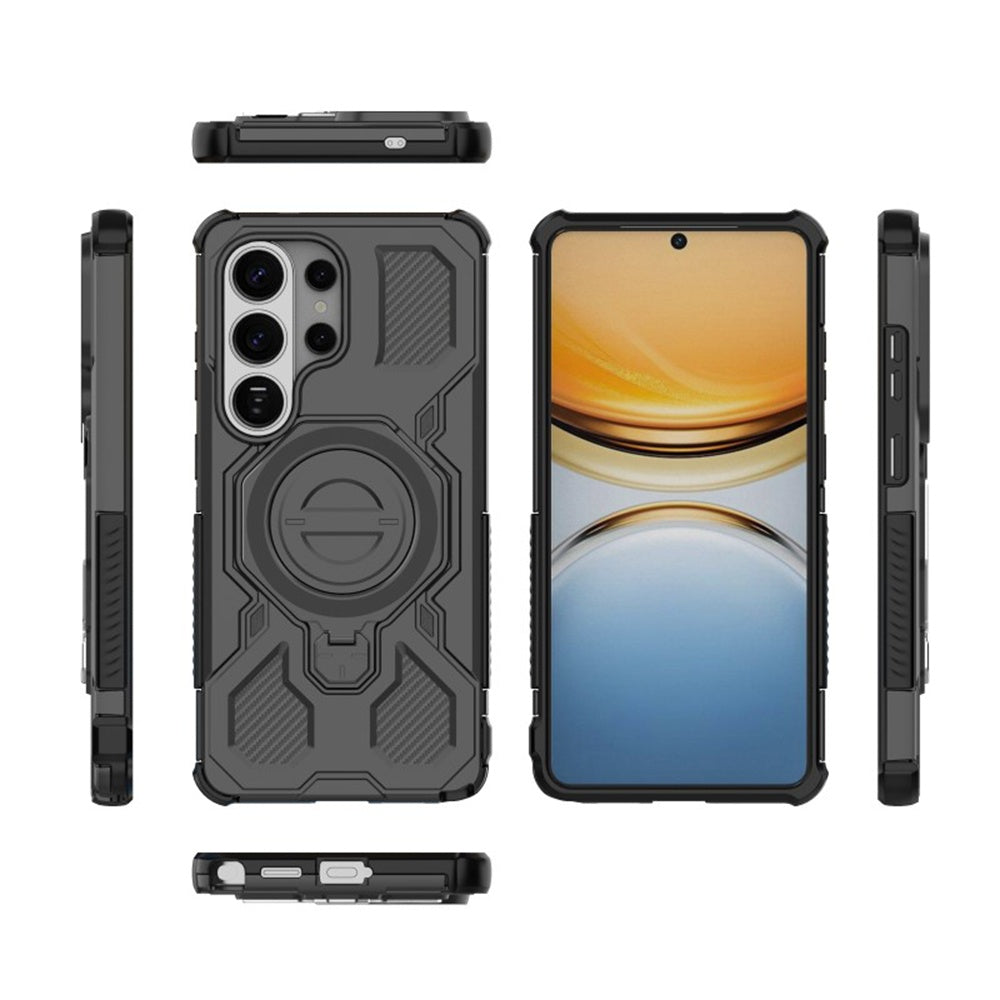 Husa de protectie Techsuit Carbon Shield PRO compatibil cu Samsung Galaxy S26 Ultra, Negru