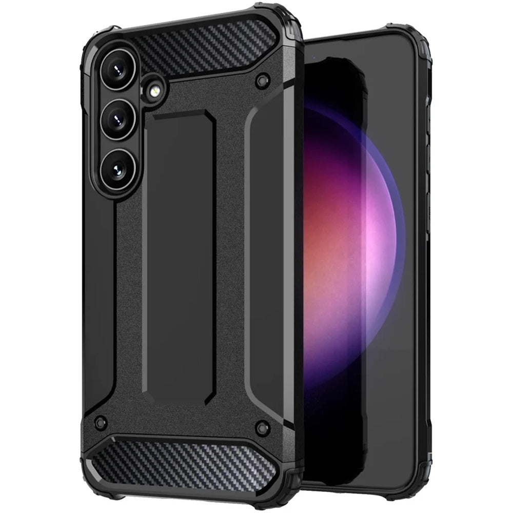 Husa de protectie Techsuit Hybrid Armor compatibil cu Samsung Galaxy S26 Plus, Negru