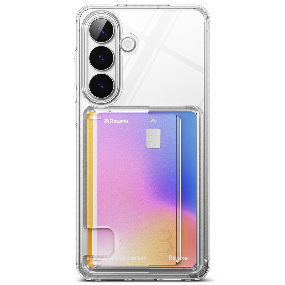 Husa de protectie Ringke Fusion Card compatibil cu Samsung Galaxy S26, Transparent