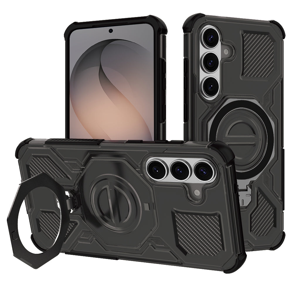 Husa de protectie Techsuit Carbon Shield PRO compatibil cu Samsung Galaxy S26, Negru
