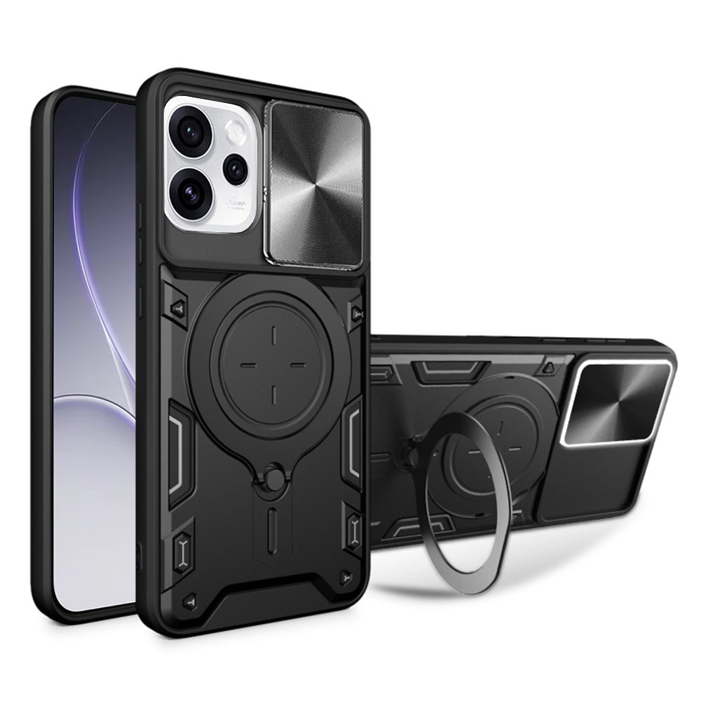 Husa de protectie Techsuit CamGuard Pro compatibil cu Oppo Reno15, Negru