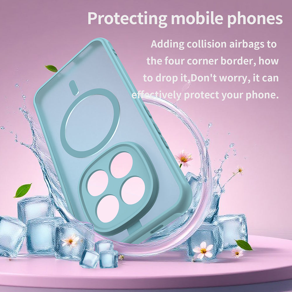 Husa de protectie Techsuit HaloFrost II MagSafe compatibil cu Xiaomi Redmi Note 15 Pro+ 5G / Poco M8 Pro 5G, Verde Menta