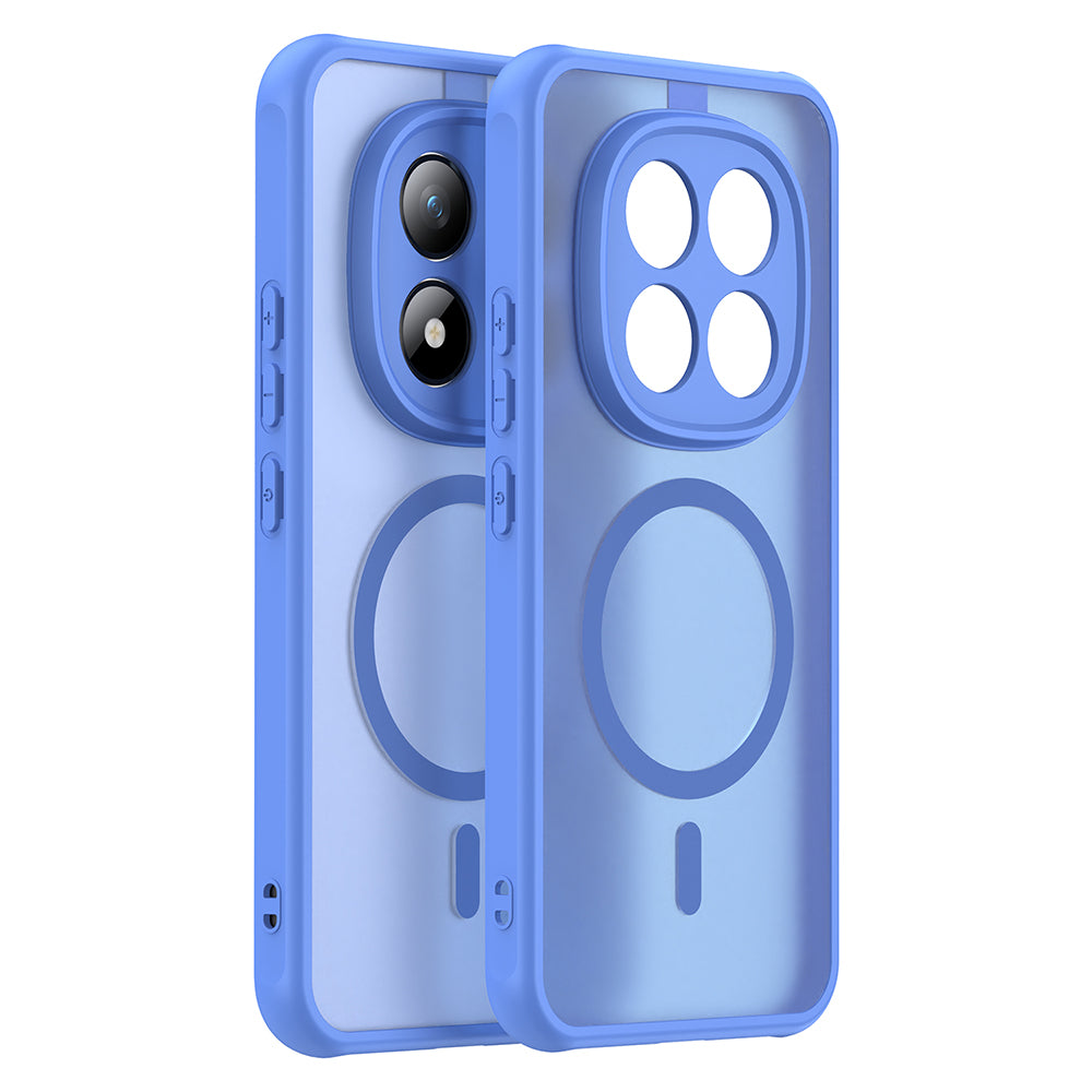 Husa de protectie Techsuit HaloFrost II MagSafe compatibil cu Xiaomi Redmi Note 15 Pro+ 5G / Poco M8 Pro 5G, Albastru Cer