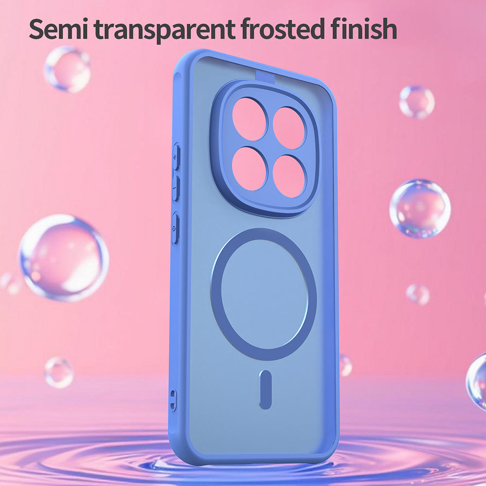 Husa de protectie Techsuit HaloFrost II MagSafe compatibil cu Xiaomi Redmi Note 15 Pro+ 5G / Poco M8 Pro 5G, Albastru Cer