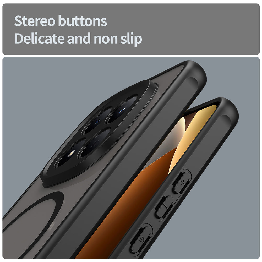 Husa de protectie Techsuit HaloFrost II MagSafe compatibil cu Xiaomi Redmi Note 15 Pro 4G, Negru