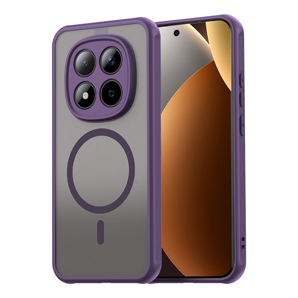 Husa de protectie Techsuit HaloFrost II MagSafe compatibil cu Xiaomi Redmi Note 15 Pro+ 5G / Poco M8 Pro 5G, Mov