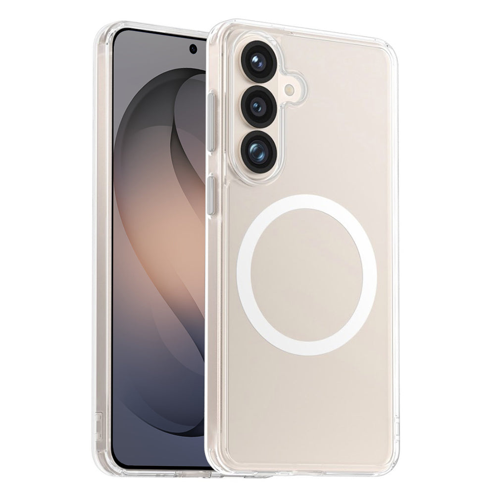 Husa de protectie Blueo Crystal Anti-Drop Series MagSafe compatibil cu Samsung Galaxy S26, Transparent