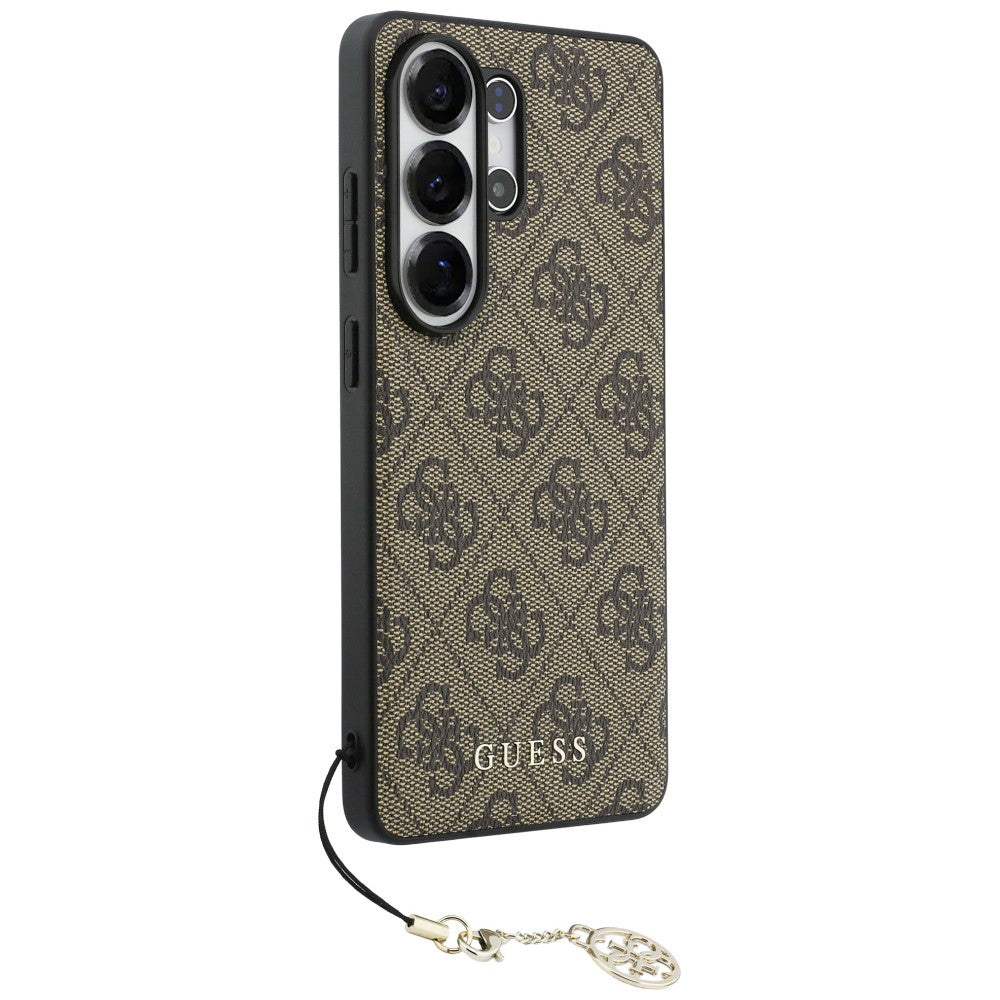 Husa de protectie Guess Hardcase 4G Classic Logo Charm (GUHMS26LGF4GBR) compatibil cu Samsung Galaxy S26 Ultra, Maro