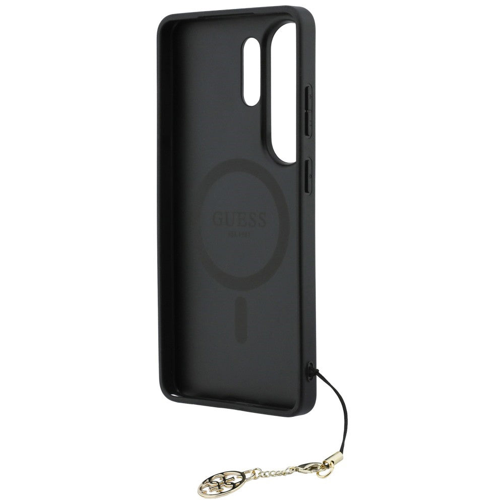 Husa de protectie Guess Hardcase 4G Classic Logo Charm (GUHMS26LGF4GBR) compatibil cu Samsung Galaxy S26 Ultra, Maro