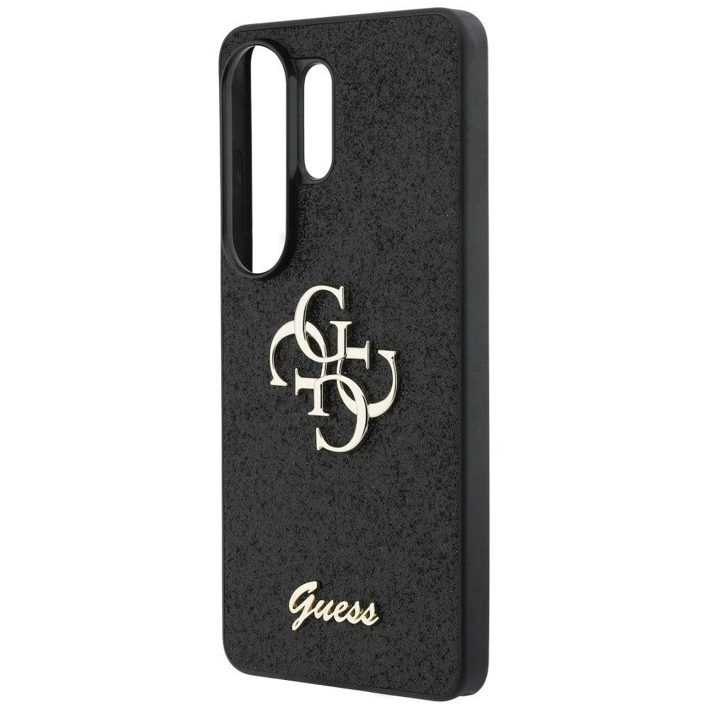 Husa de protectie Guess Fixed Glitter Big 4G Metal Logo (GUHCS26LHG4SGK) compatibil cu Samsung Galaxy S26 Ultra, Negru