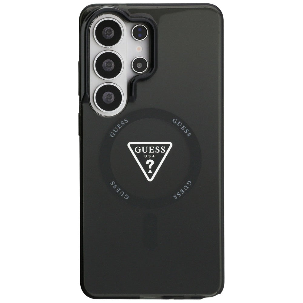 Husa de protectie Guess IML Gradient Triangle MagSafe (GUHMS26LHGTMLCGK) compatibil cu Samsung Galaxy S26 Ultra, Negru
