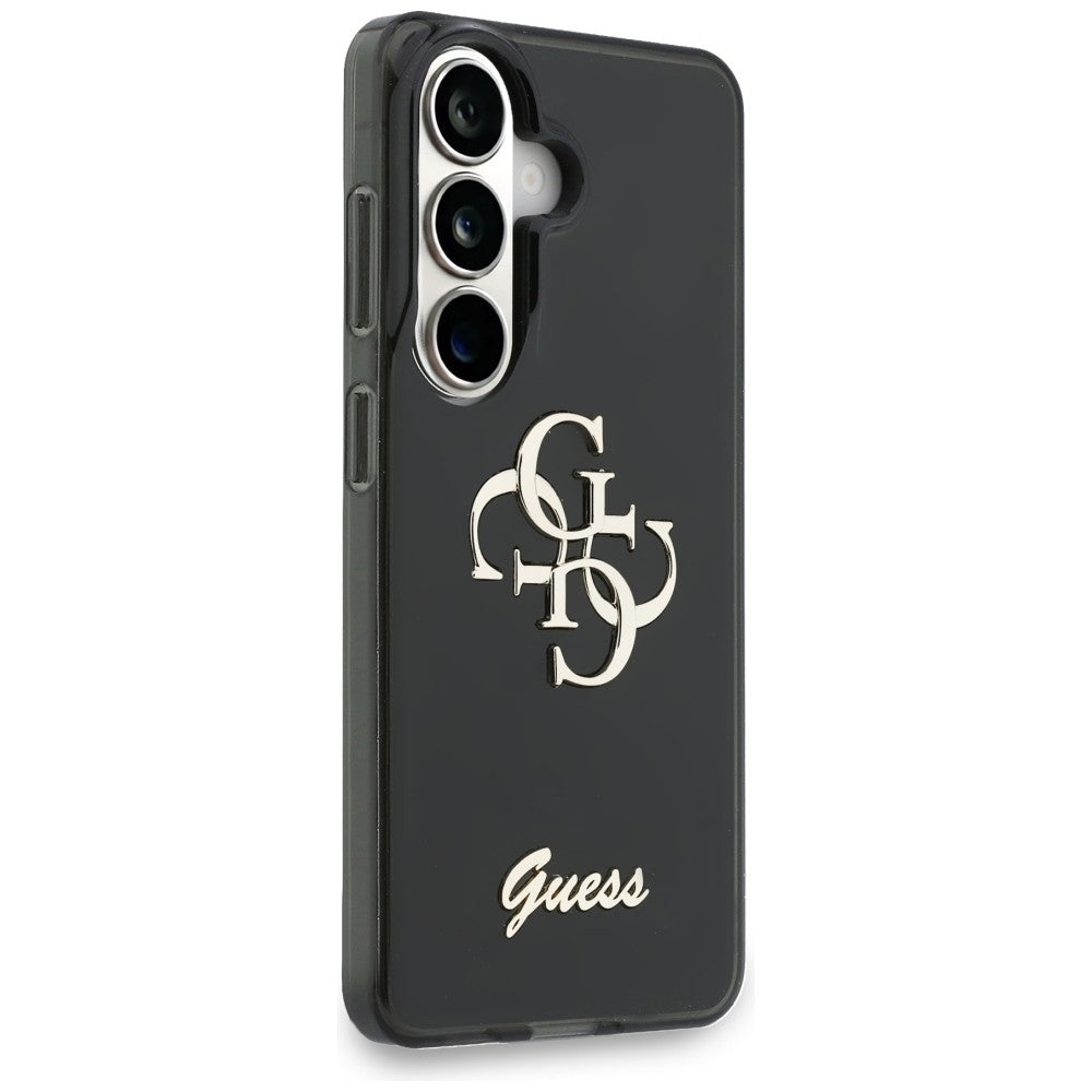 Husa de protectie Guess IML Big Metal 4G Script (GUHCS26S5HC4MLSK) compatibil cu Samsung Galaxy S26, Negru