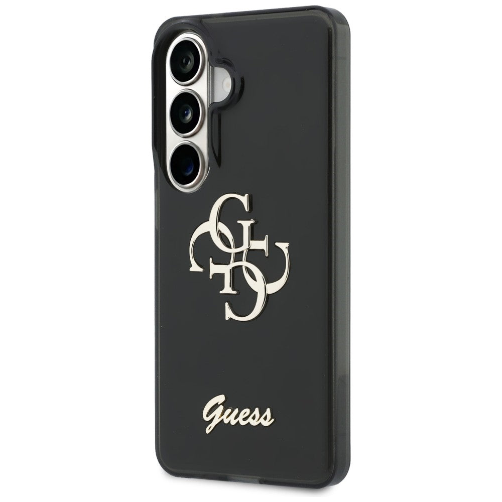 Husa de protectie Guess IML Big Metal 4G Script (GUHCS26S5HC4MLSK) compatibil cu Samsung Galaxy S26, Negru