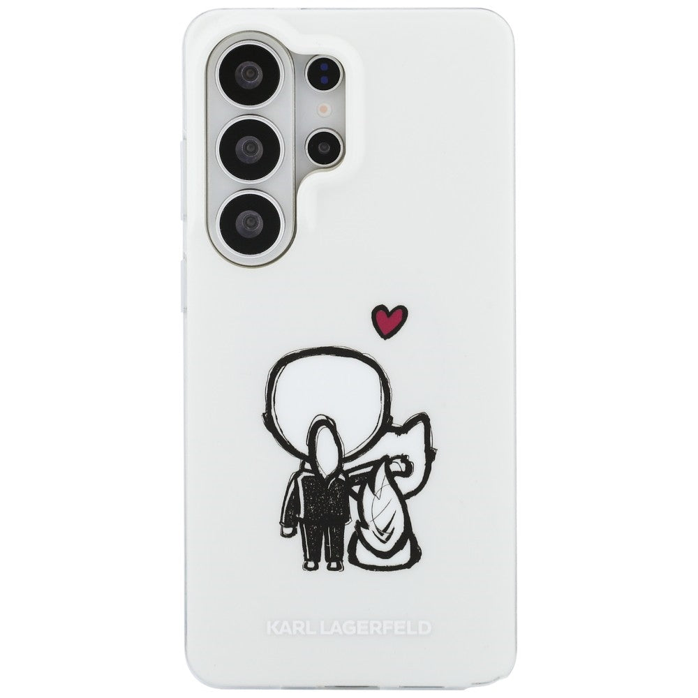 Husa de protectie Karl Lagerfeld IML compatibil cu Samsung Galaxy S26 Ultra, Alb