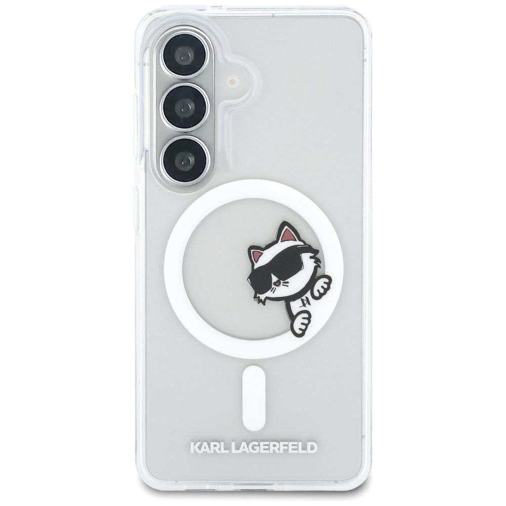Husa de protectie Karl Lagerfeld IML compatibil cu Samsung Galaxy S26, Alb