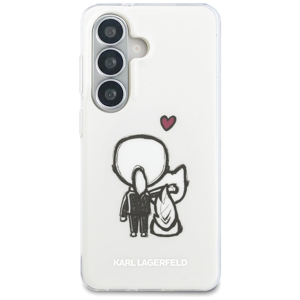 Husa de protectie Karl Lagerfeld IML compatibil cu Samsung Galaxy S26, Alb