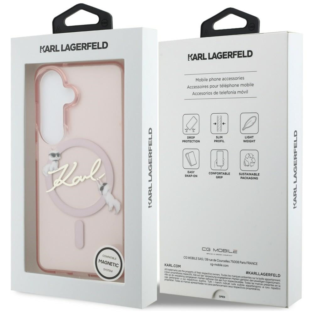 Husa de protectie Karl Lagerfeld compatibil cu Samsung Galaxy S26, Roz