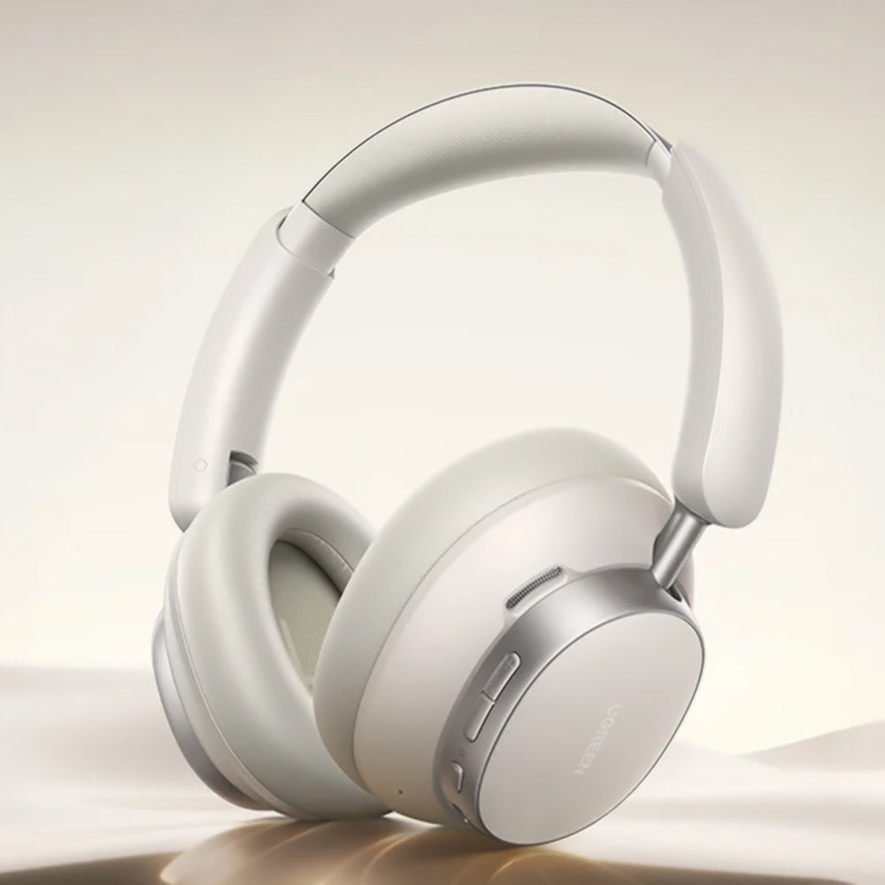 Casti Ugreen Wireless Studio Pro HP206 (55614), Bluetooth 6.0, with Microphone, Hi-Res, ANC, Custom EQ, LDAC, Alb