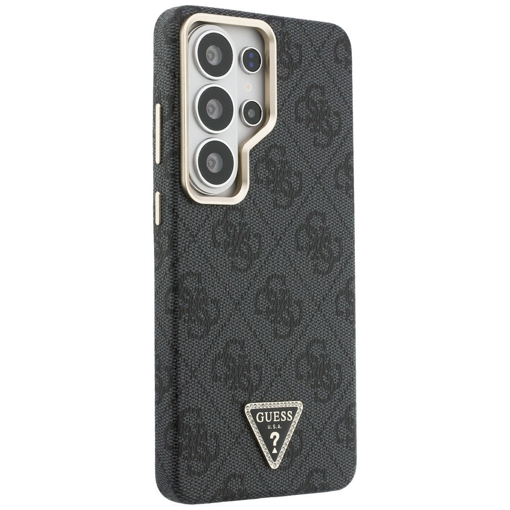 Husa de protectie Guess 4G Triangle Logo MagSafe (GUHMS26LP4GTDGMK) compatibil cu Samsung Galaxy S26 Ultra, Negru