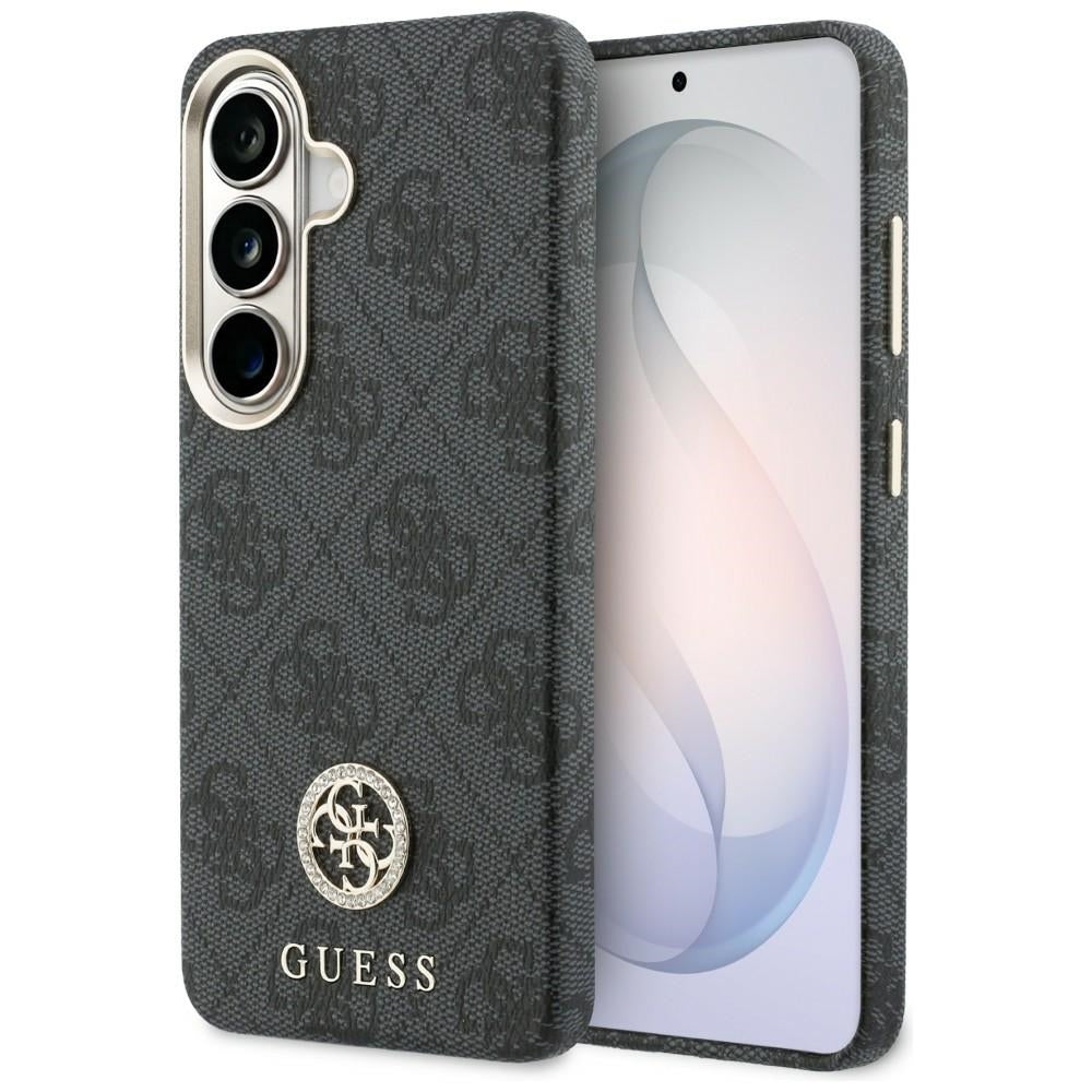 Husa de protectie Guess Rhinestone Round Logo MagSafe (GUHMS26SP4GRMDEK) compatibil cu Samsung Galaxy S26, Negru