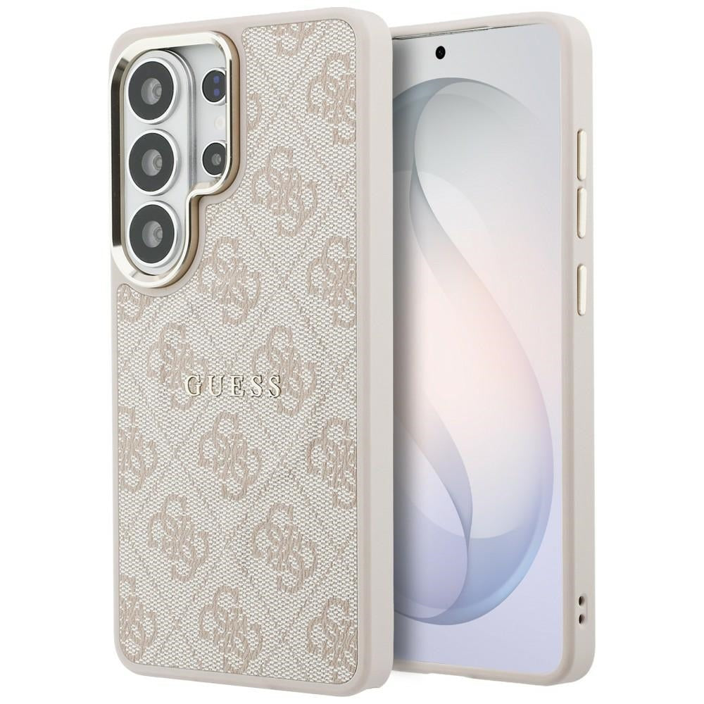 Husa de protectie Guess 4G Embossed Ring MagSafe (GUHMS26LP4MSEGCP) compatibil cu Samsung Galaxy S26 Ultra, Roz
