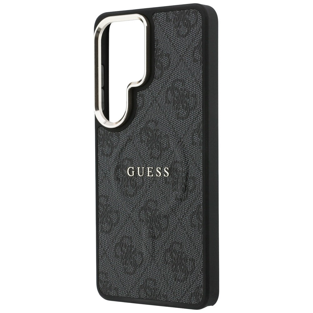 Husa de protectie Guess 4G Embossed Ring MagSafe (GUHMS26LP4MSEGCK) compatibil cu Samsung Galaxy S26 Ultra, Negru