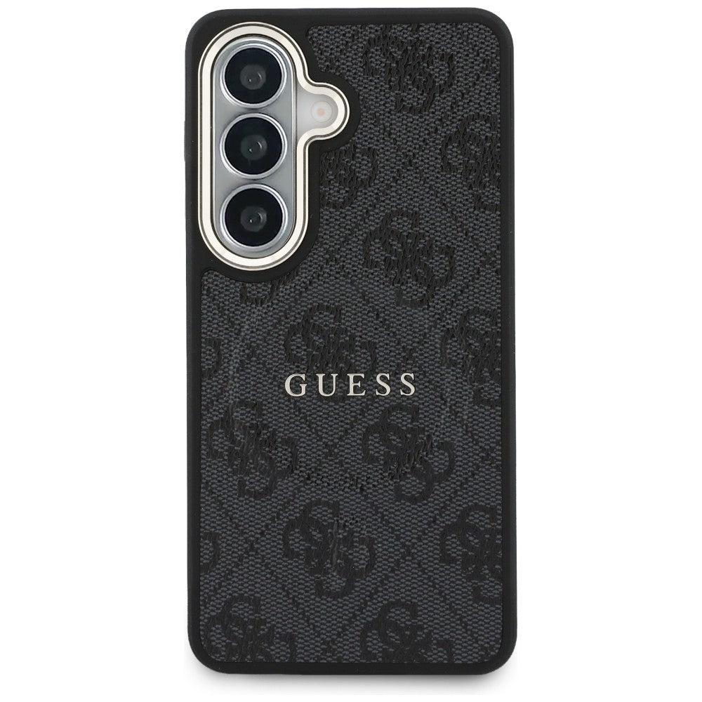 Husa de protectie Guess 4G Embossed Ring MagSafe (GUHMS26SP4MSEGCK) compatibil cu Samsung Galaxy S26, Negru
