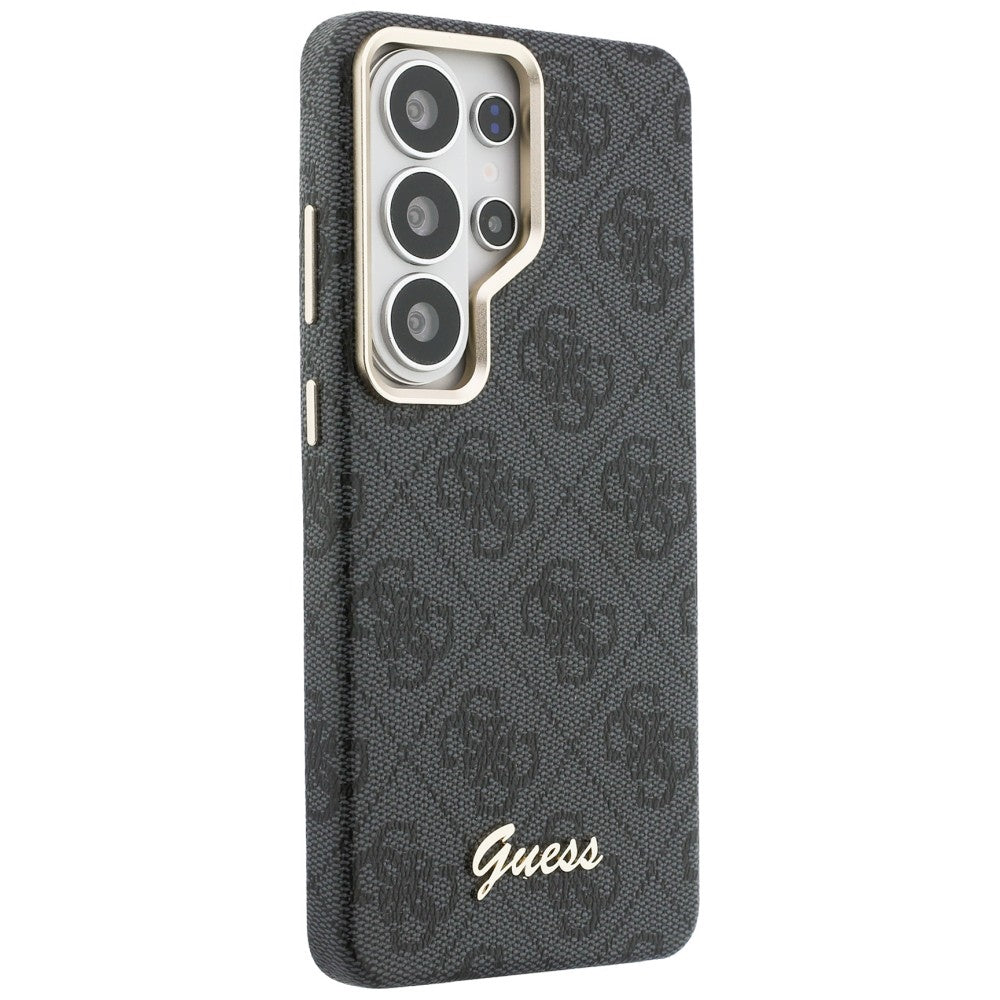 Husa de protectie Guess 4G Script MagSafe (GUHMS26L5P4FWMSK) compatibil cu Samsung Galaxy S26 Ultra, Negru