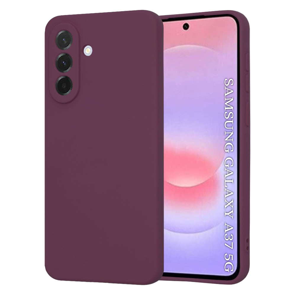 Husa de protectie Techsuit SoftFlex compatibil cu Samsung Galaxy A37 5G / A36 5G, Plum Red