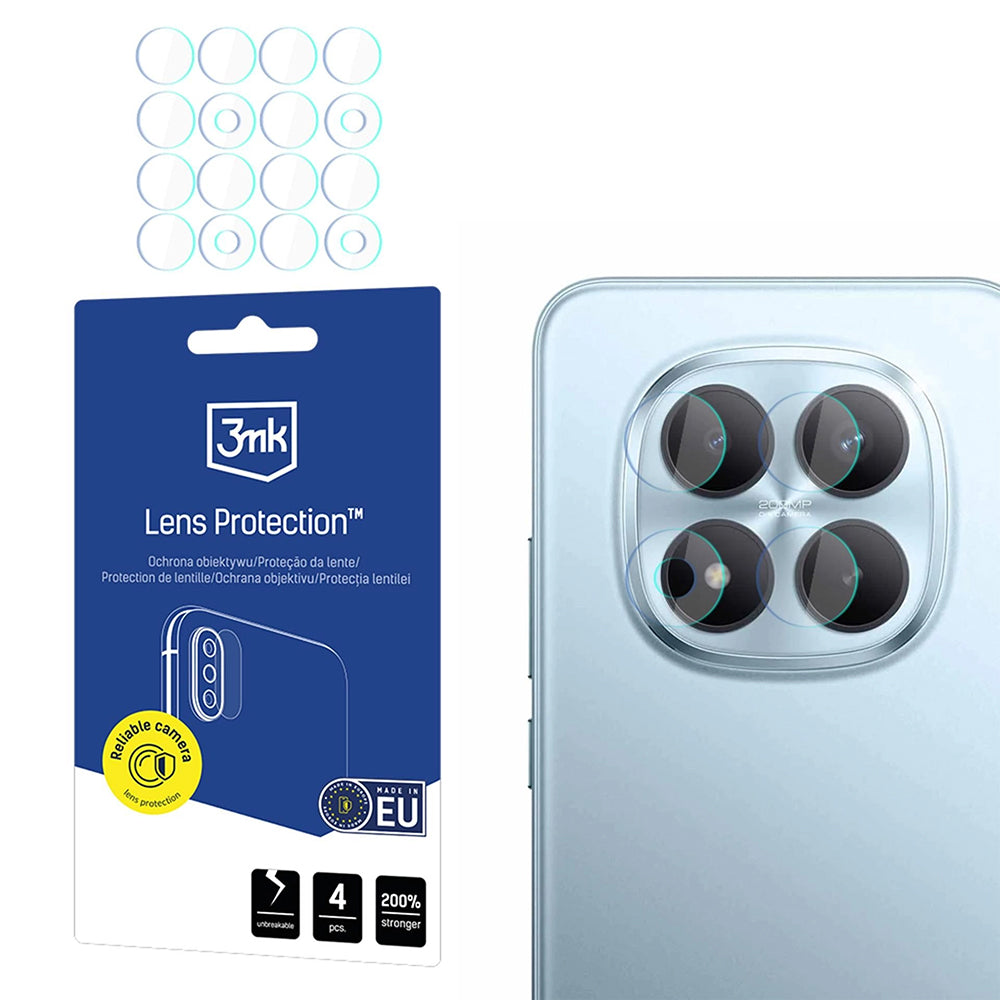 Folie de protectie 3mk Lens Protection (set de 4) compatibil cu Xiaomi Redmi Note 15 Pro 5G, Transparent