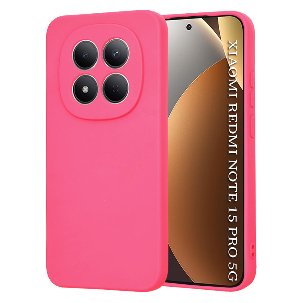 Husa de protectie Techsuit SoftFlex compatibil cu Xiaomi Redmi Note 15 Pro 5G, Roz Intens