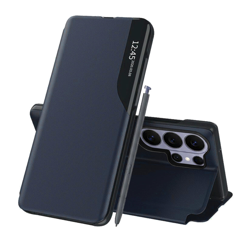 Husa de protectie Techsuit eFold Series compatibil cu Samsung Galaxy S26 Ultra, Albastru Inchis