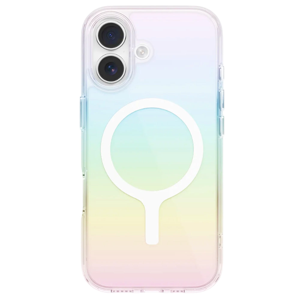 Husa de protectie UNIQ Iridescia MagClick™ compatibil cu iPhone 17, Curcubeu