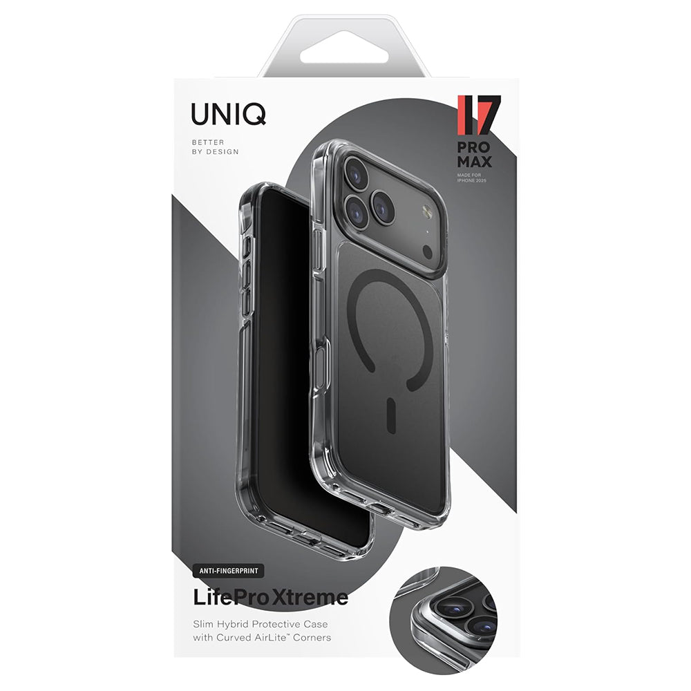 Husa de protectie UNIQ LifePro Xtreme MagClick compatibil cu iPhone 17 Pro Max, Negru