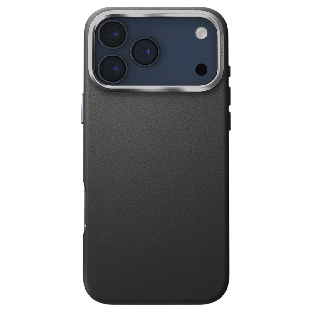 Husa de protectie UNIQ Lyden Leatherette compatibil cu iPhone 17 Pro Max, Negru