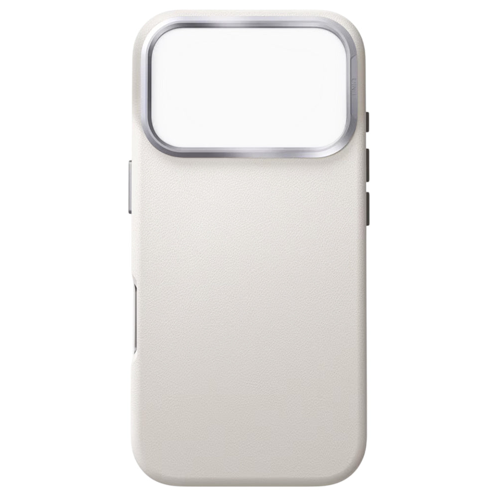 Husa de protectie UNIQ Lyden Leatherette compatibil cu iPhone 17 Pro, Gri